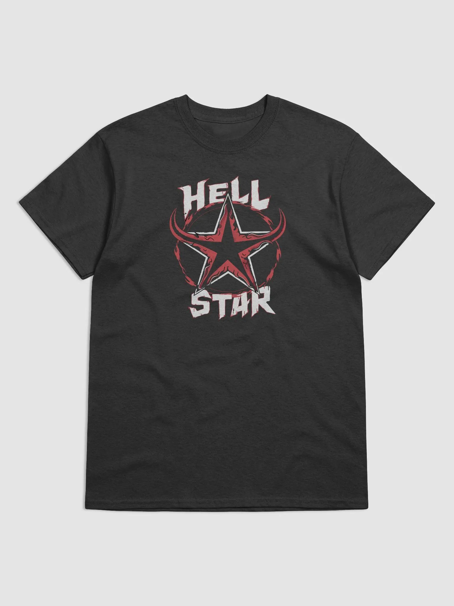 Hellstar Men's Streetwear T-Shirt - Bold Red & White Design product image (2)