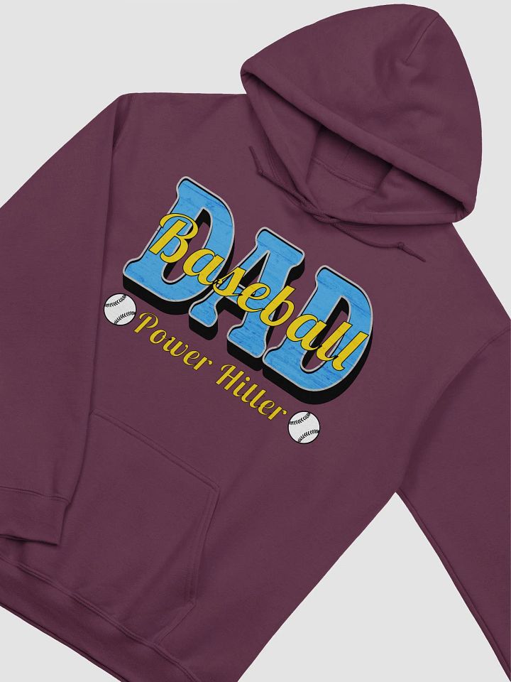 Dad Baseball Power Hitter Hoodie product image (12)