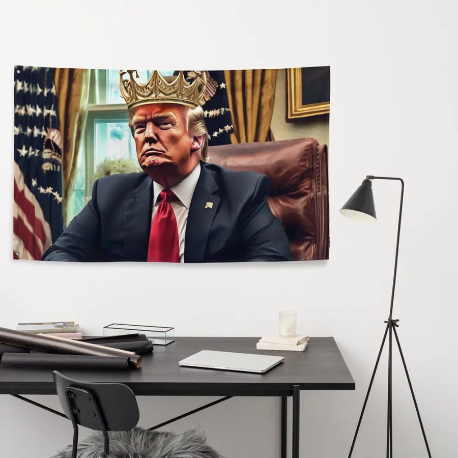 The King is the King Flag product image (9)