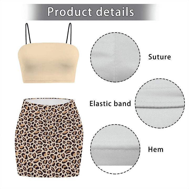 Women's Crop Top and Mini Skirt Set product image (2)