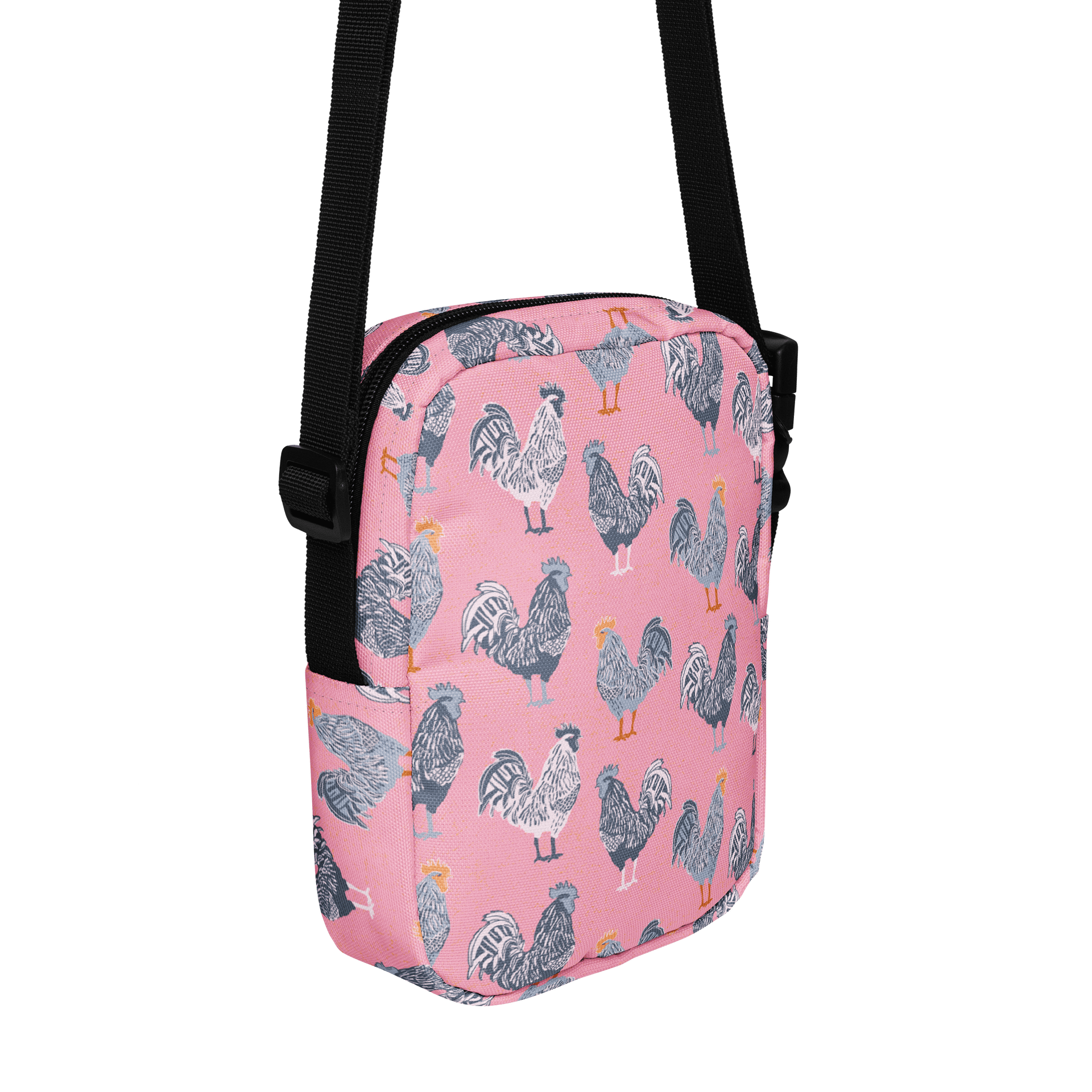 Maui Pink Roosters Crossbody Bag product image (3)