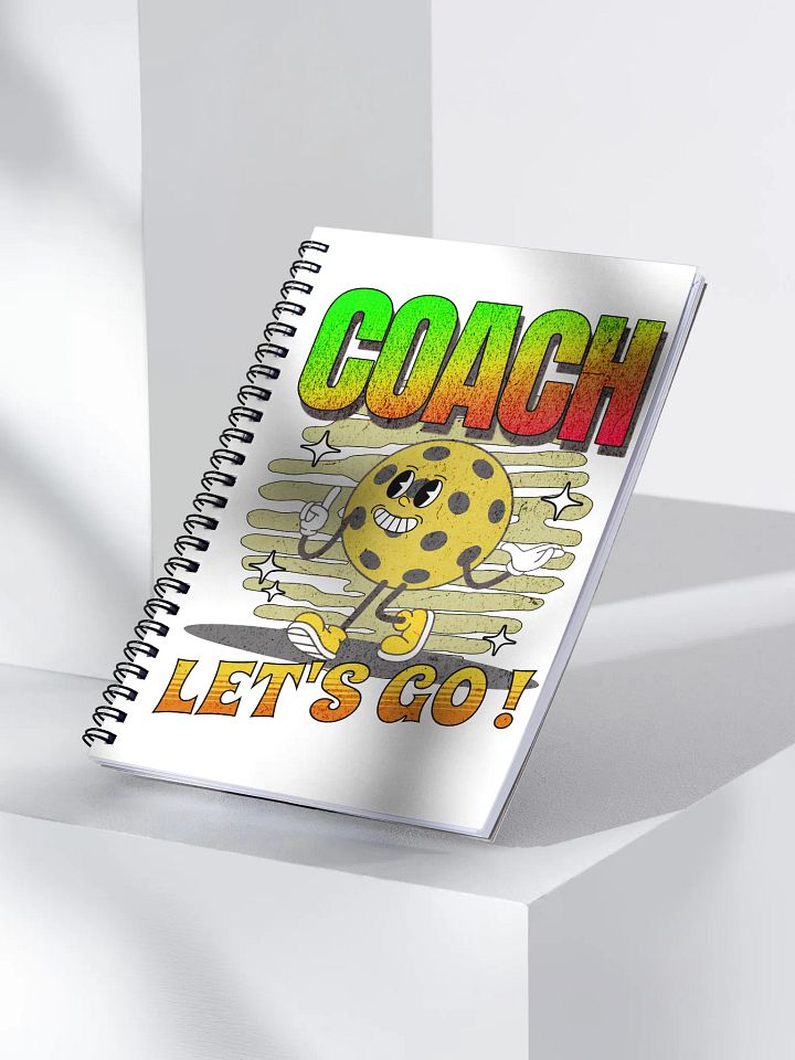 Coach Let's Go! Pickleball Spiral Notebook product image (2)