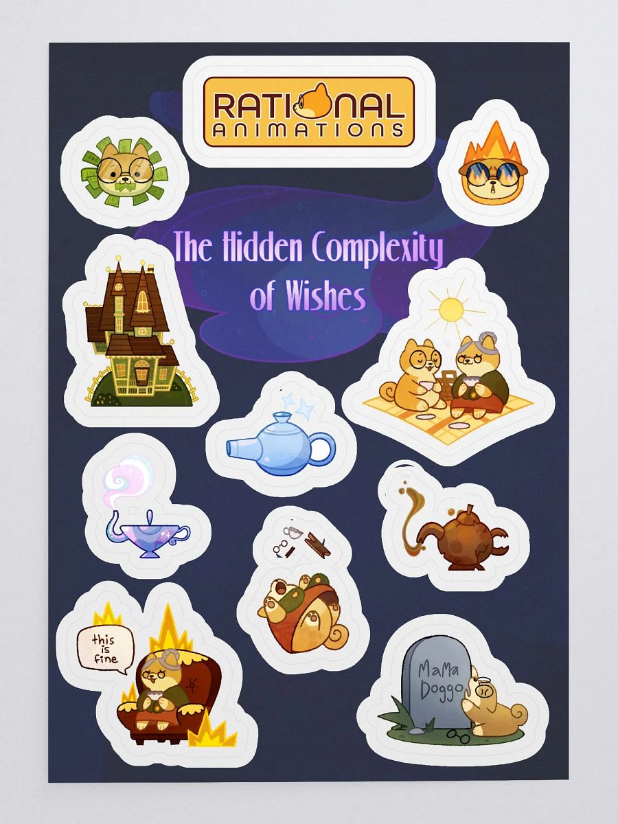 The Hidden Complexity of Wishes - Sticker Sheet product image (3)