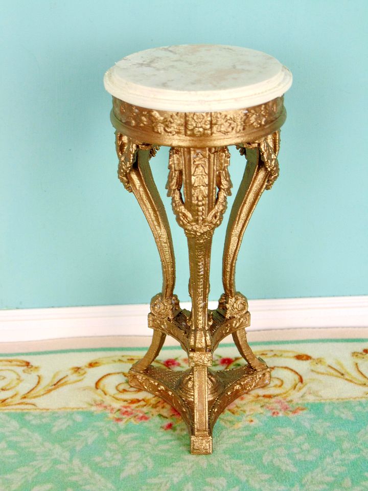 1:6 scale plant stand for 12” fashion dolls GOLD product image (2)
