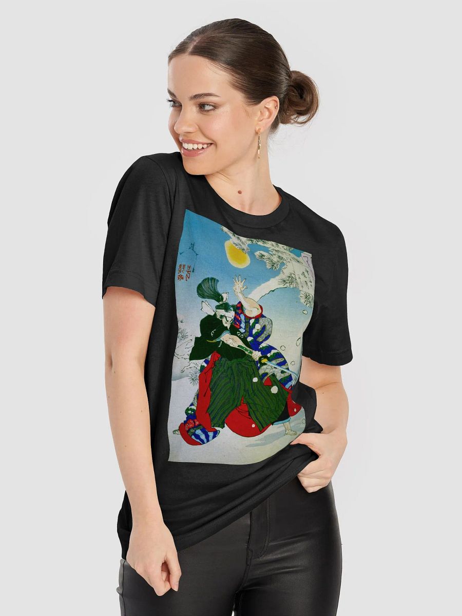 Dawn Moon and Tumbling Snow Kobayashi Heihachirō Yoshitoshi Japanese Ukiyo-e Unisex T-Shirt product image (8)