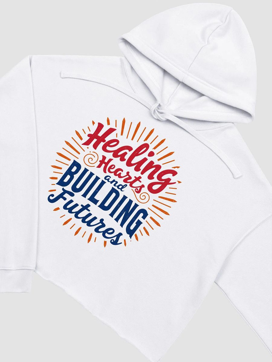 Healing Hearts & Building Futures Crop Hoodie product image (19)