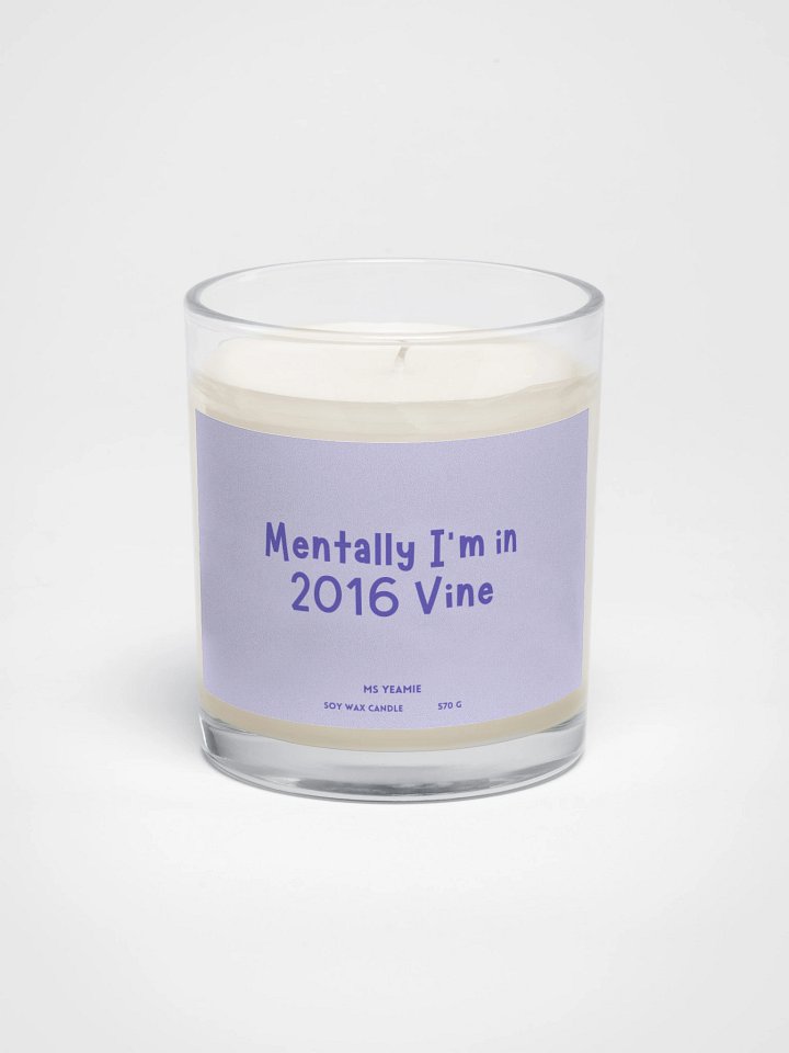 Mentally I’m in 2016 Vine Soy Wax Candle product image (1)