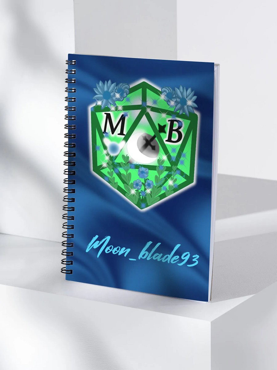 Moonblade- Spring D20 Spiral Notebook product image (4)
