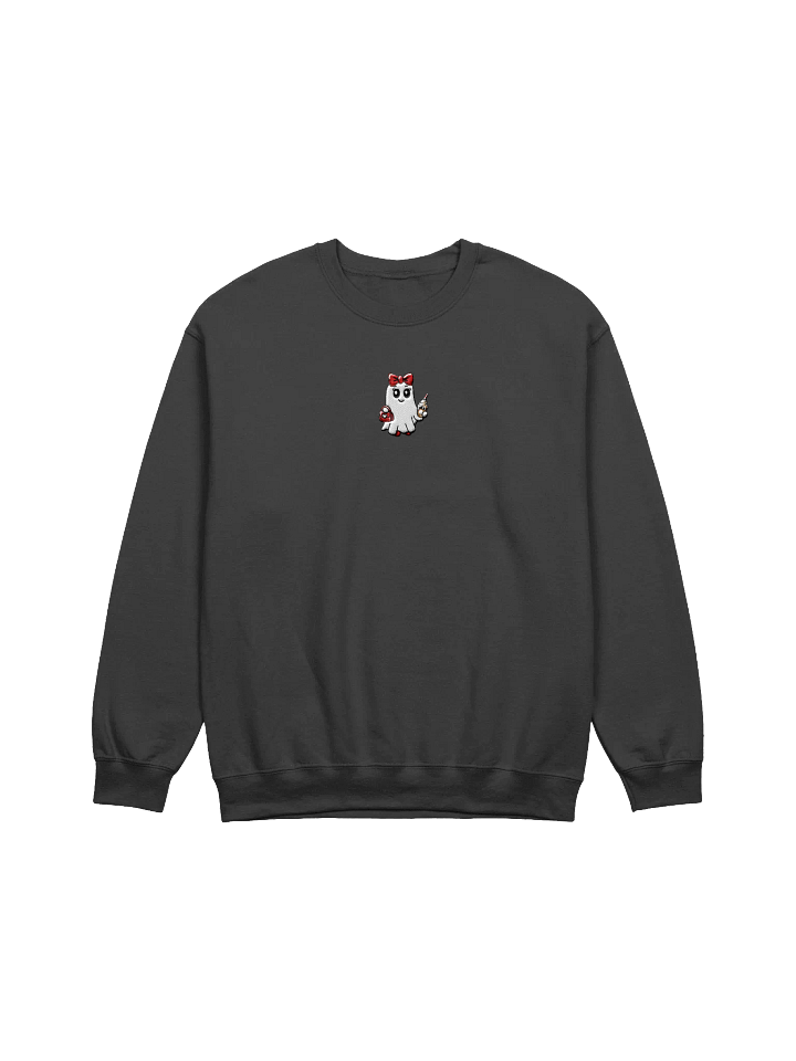 Stylish Ghost Embroidered Classic Crewneck Sweatshirt product image (1)