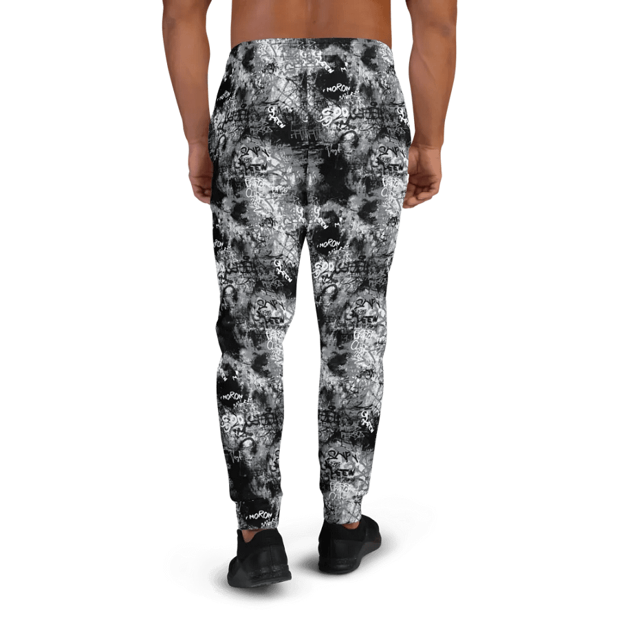 Black and White Graffiti | Recycled Men's Joggers product image (4)