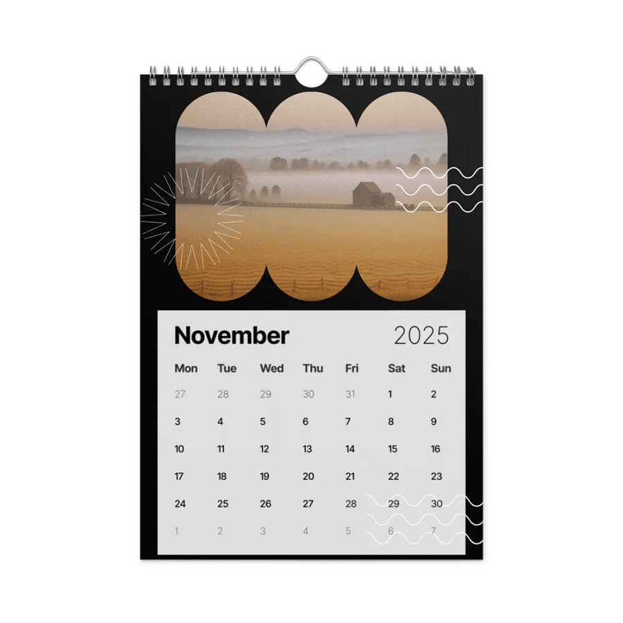 SEASONAL NATURE WALL CALENDAR 2025 product image (11)
