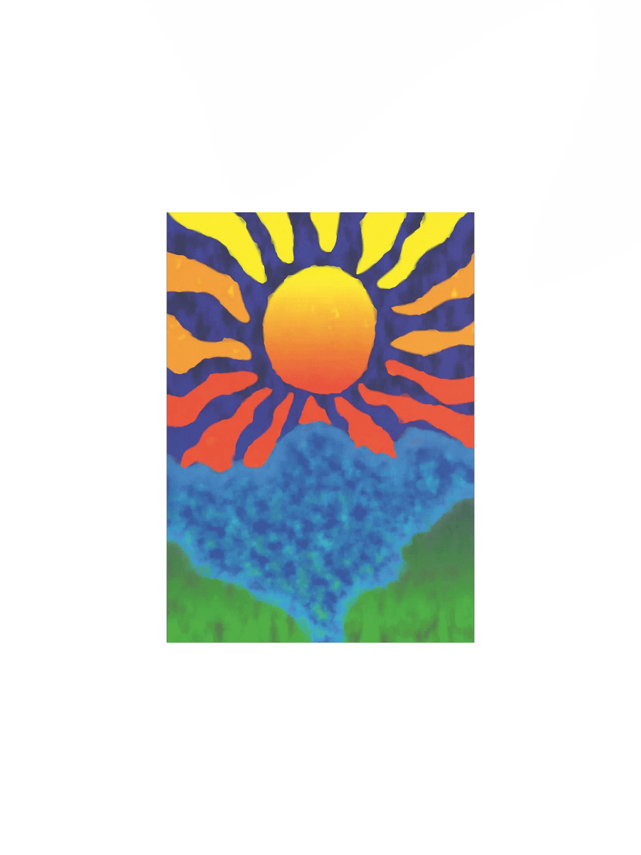 Watercolor Sunrise Poster product image (2)