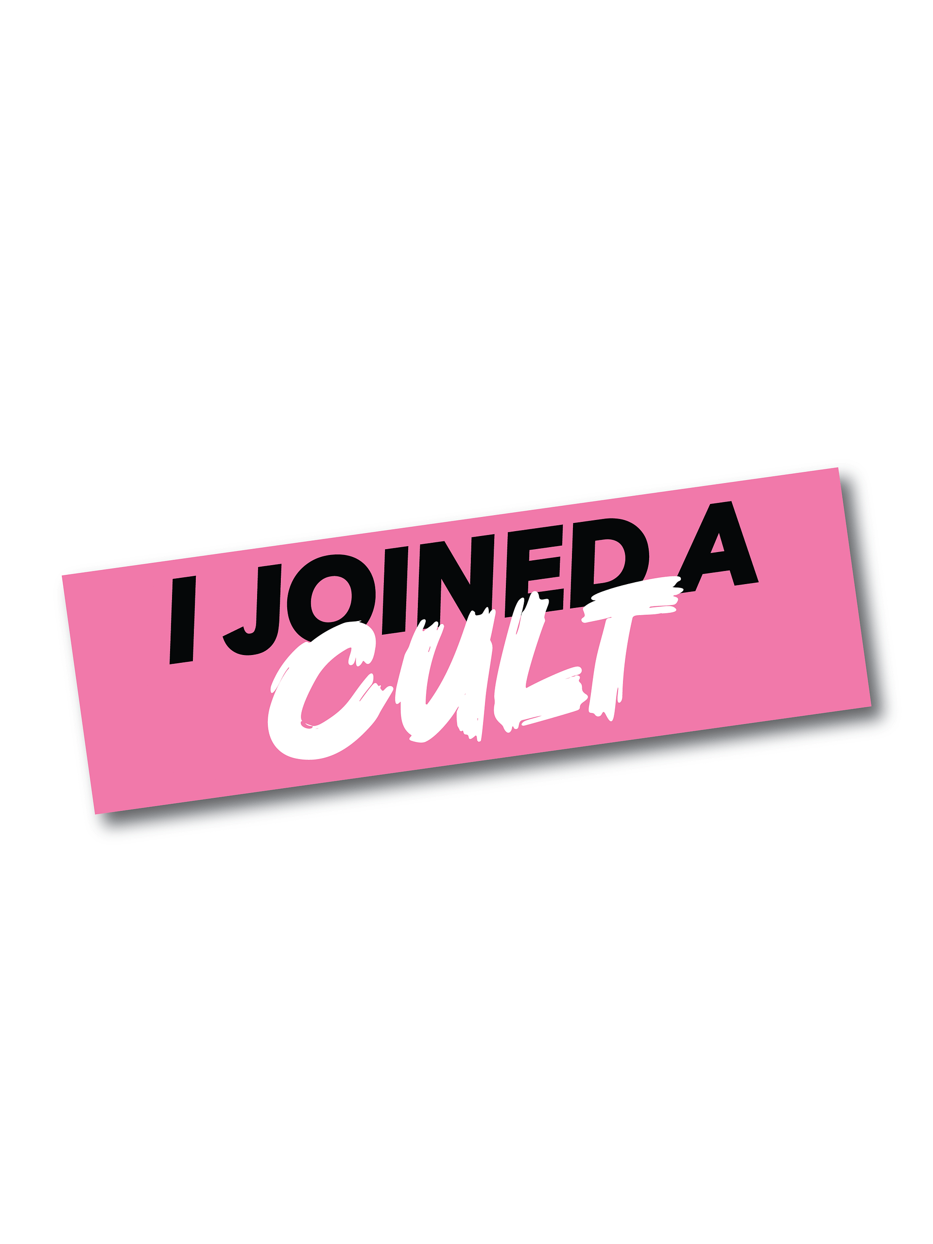 I Joined a Cult Decal product image (1)