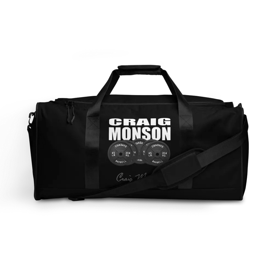 Craig Monson Barbell Signature Collection Black Gym Bag product image (1)