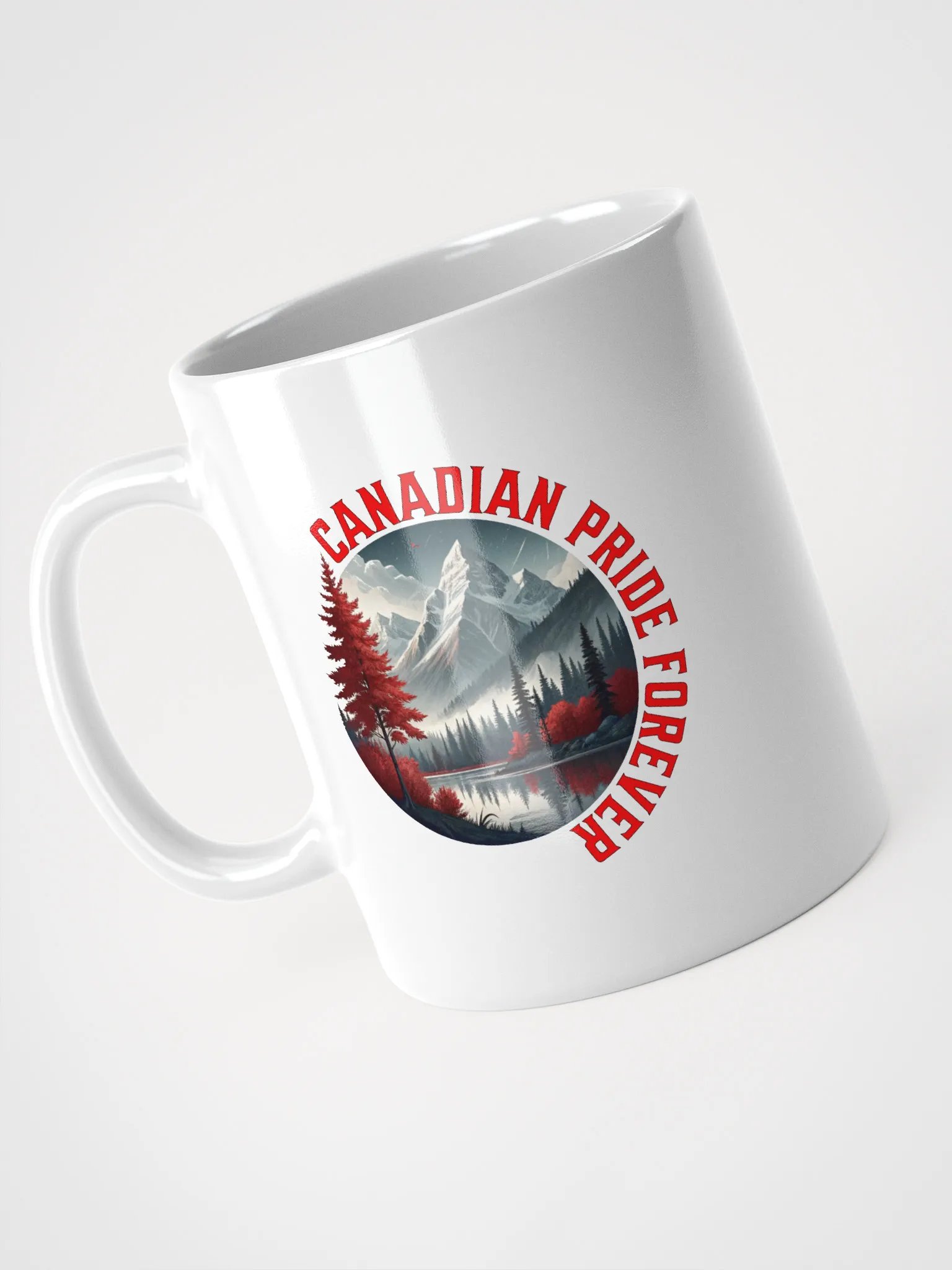 Canadian Pride Forever White Glossy Mug product image (2)