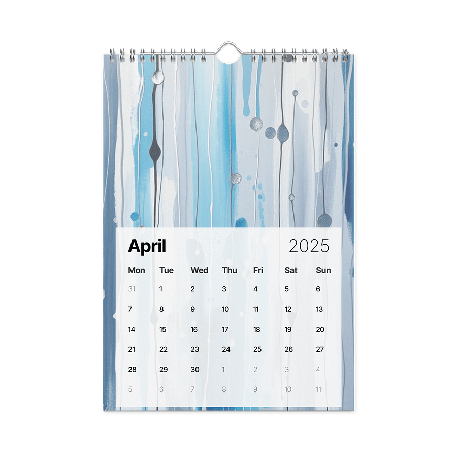 ART ABSTRACT WALL CALENDAR 2026 product image (1)