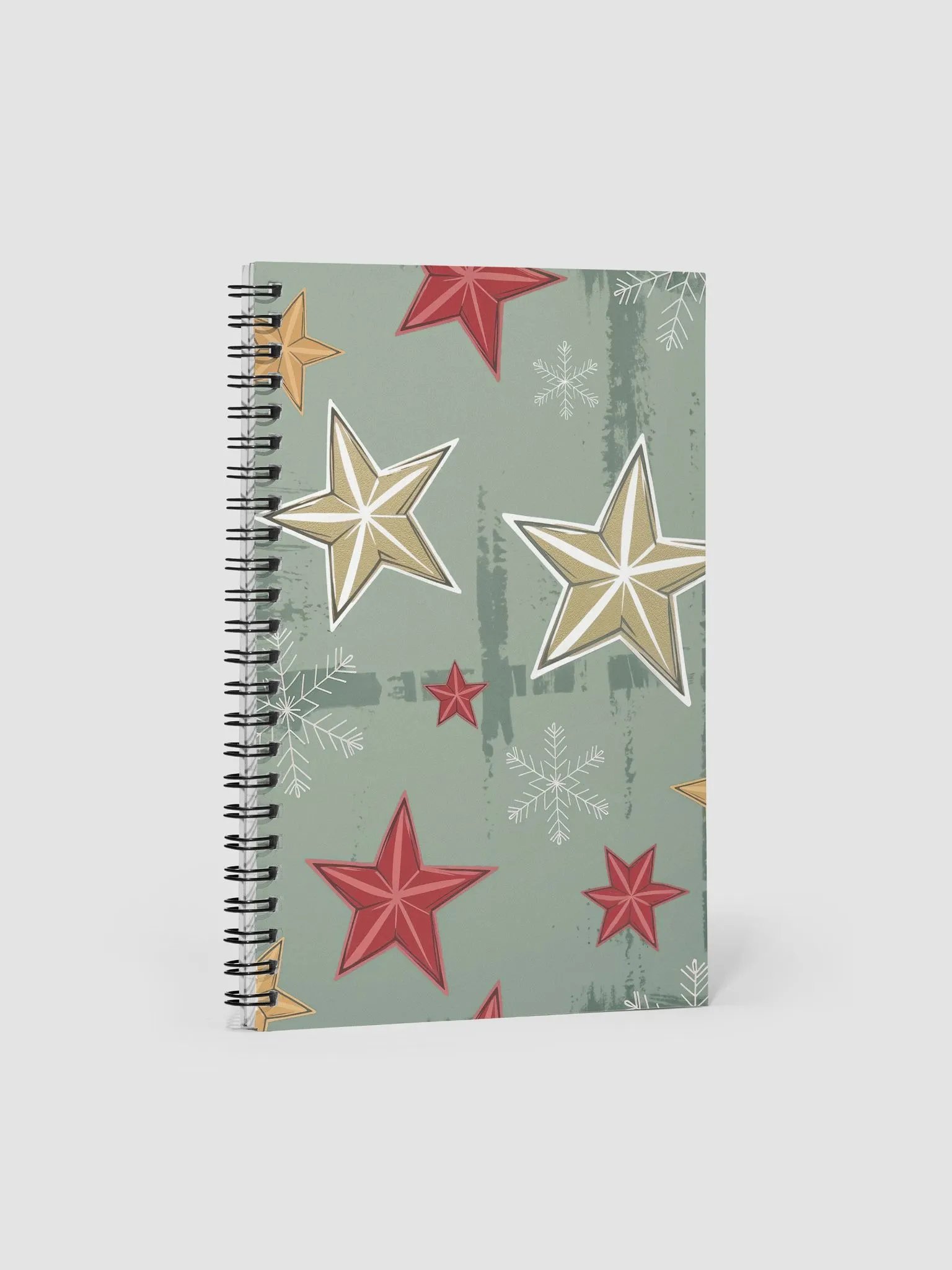 Holiday stars charm-notebook product image (1)
