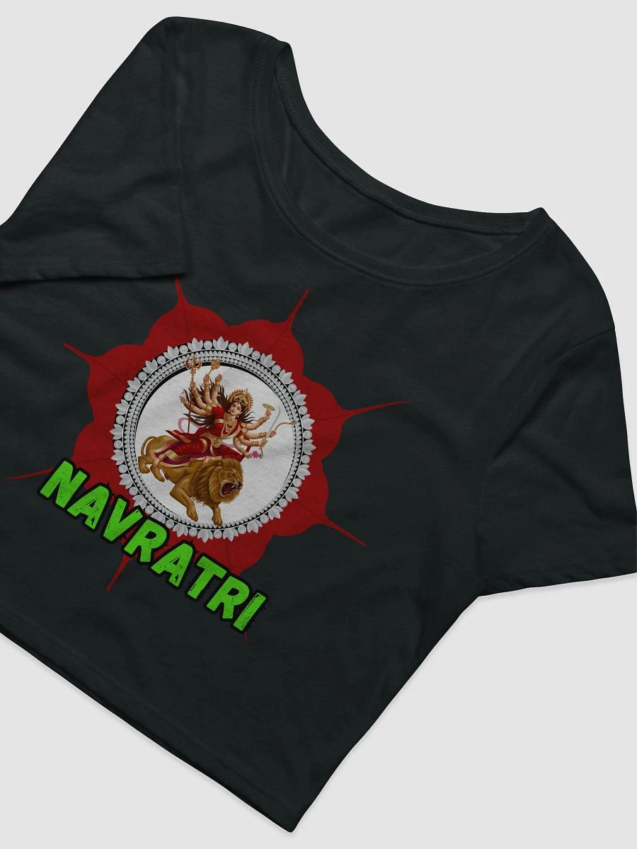 Navratri Women's Crop Tee - Enjoy the festival and Gift for your loved ones product image (4)