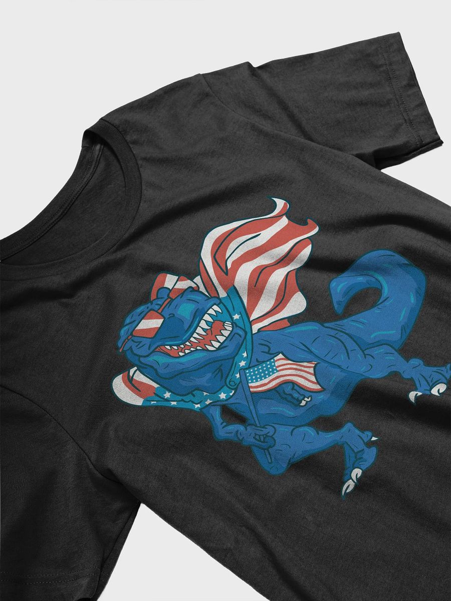 USA Patriotic T-Rex Dinosaur American Flag T-Shirt product image (26)