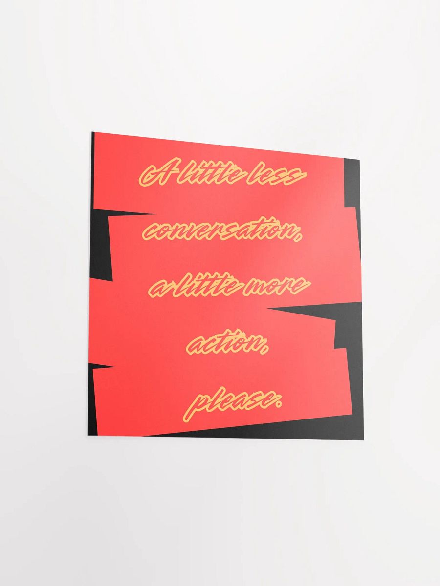 Action Please - Premium Matte Poster product image (13)