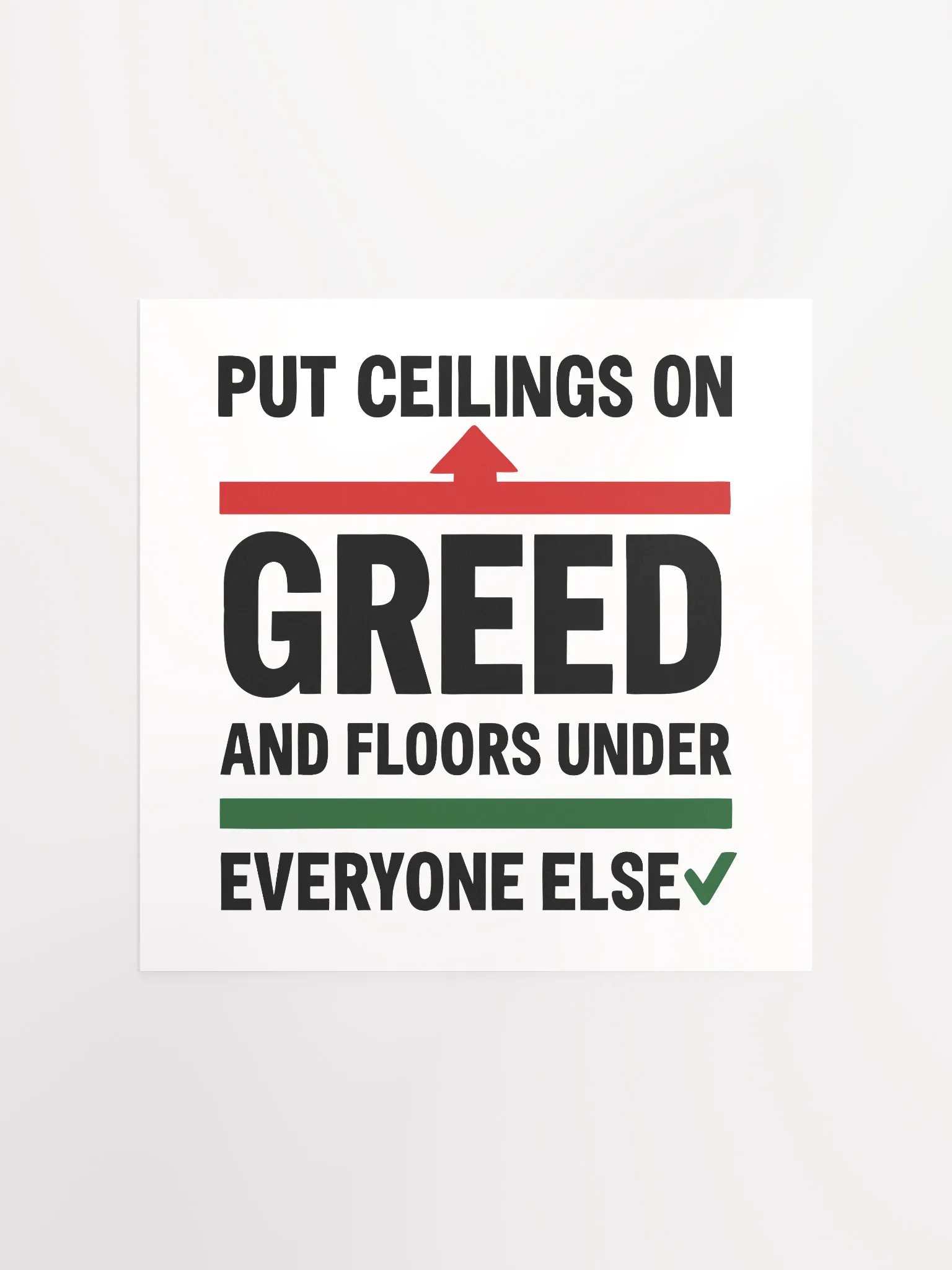 Greed Limits Poster product image (1)