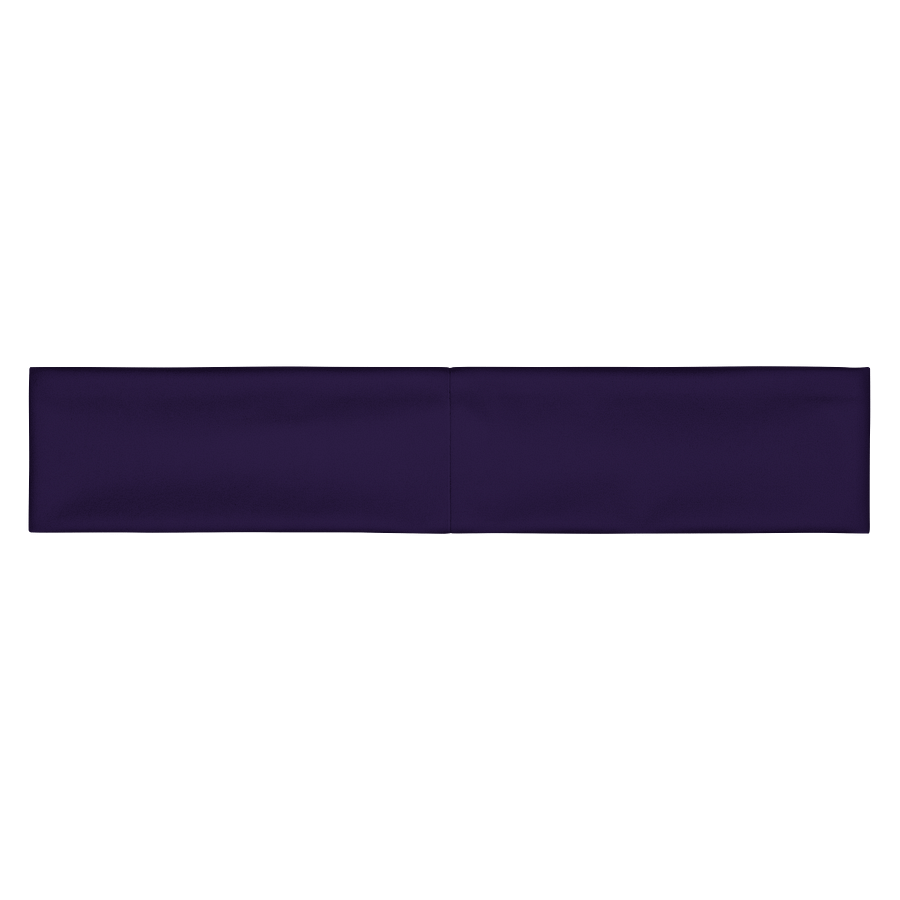 Midnight Violet Black Solid Color Headband product image (2)