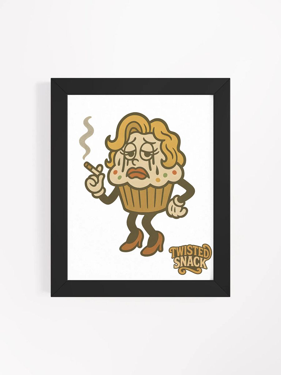 "Frosted & Feral" Framed Print – Twisted Snack Collection product image (4)