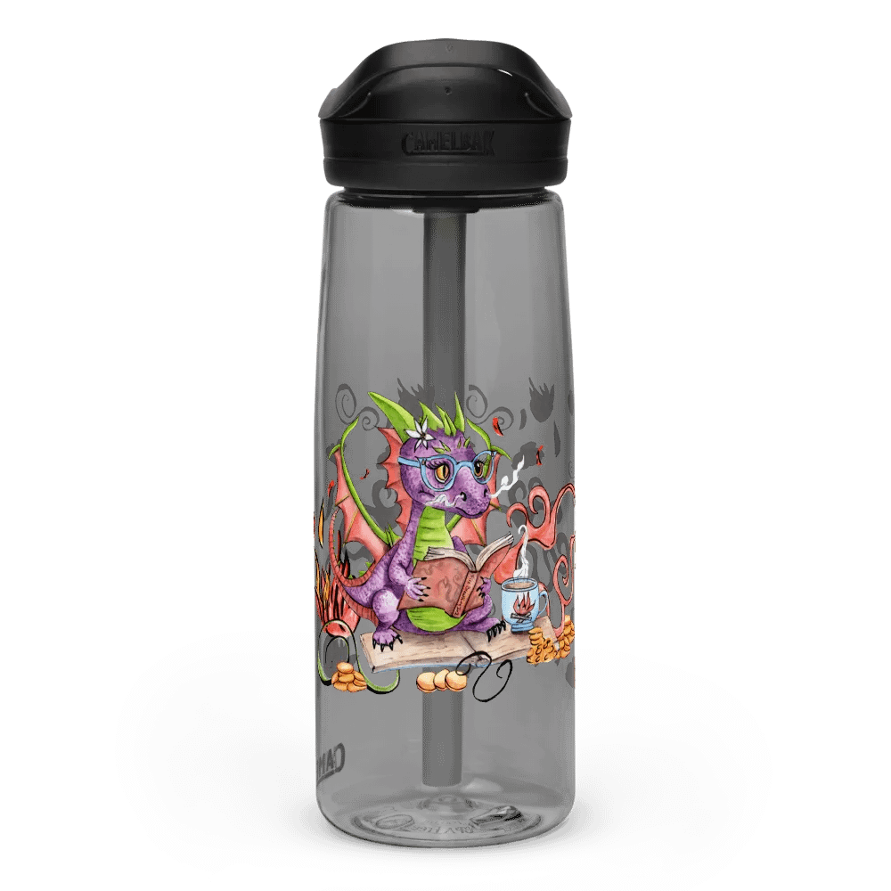 Learning to Breathe Fire 22 oz Straw Bottle Black product image (1)