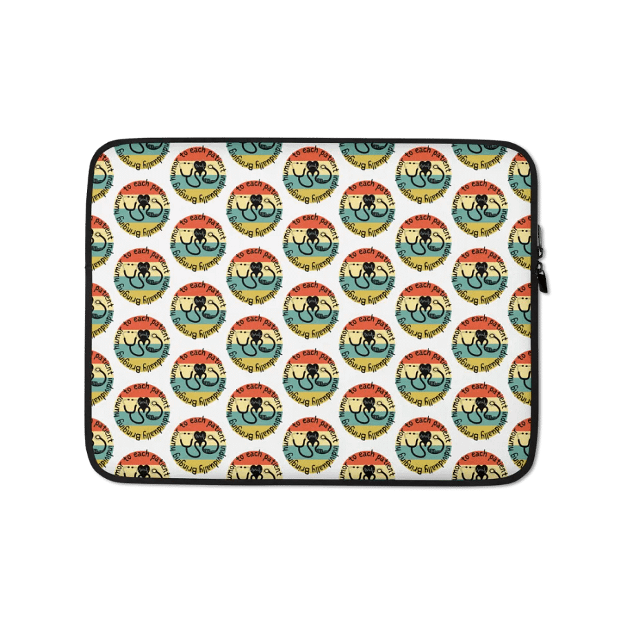 Bringing humor to each patient individually Laptop Sleeve product image (1)