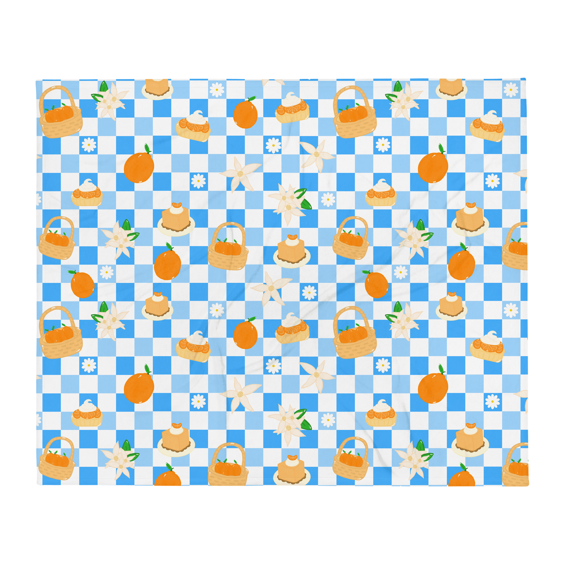 Oranges and Sweets Pattern Throw Blanket product image (6)