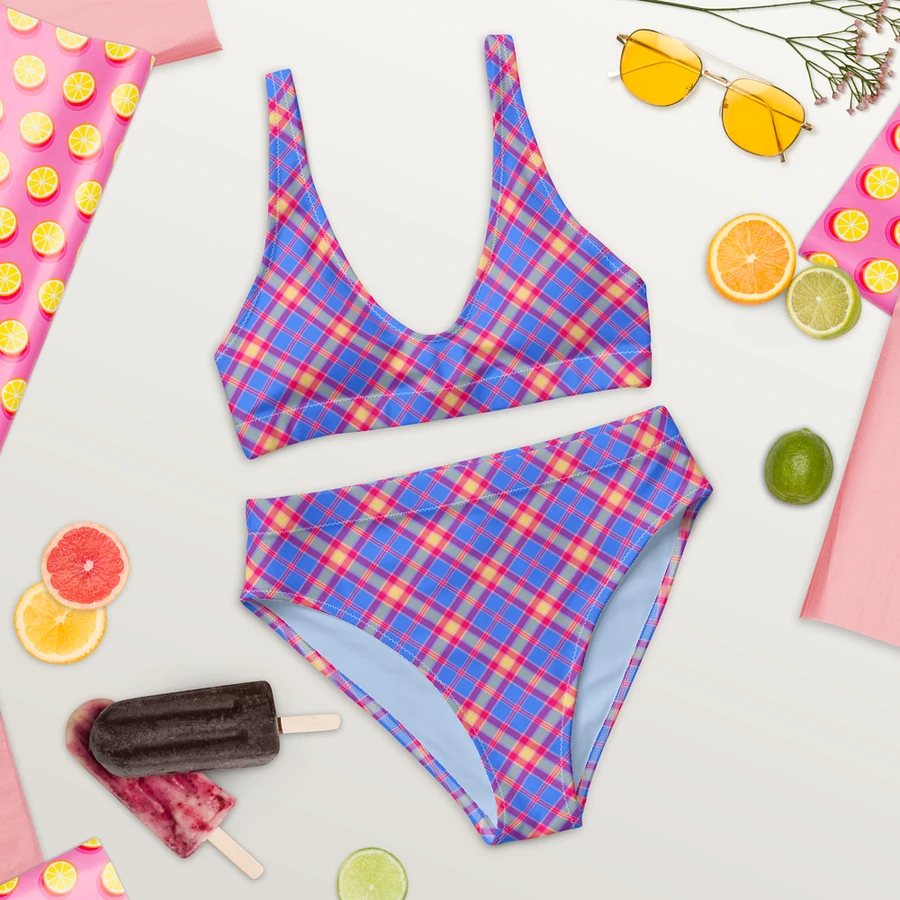 Bright Blue and Hot Pink Bikini product image (9)