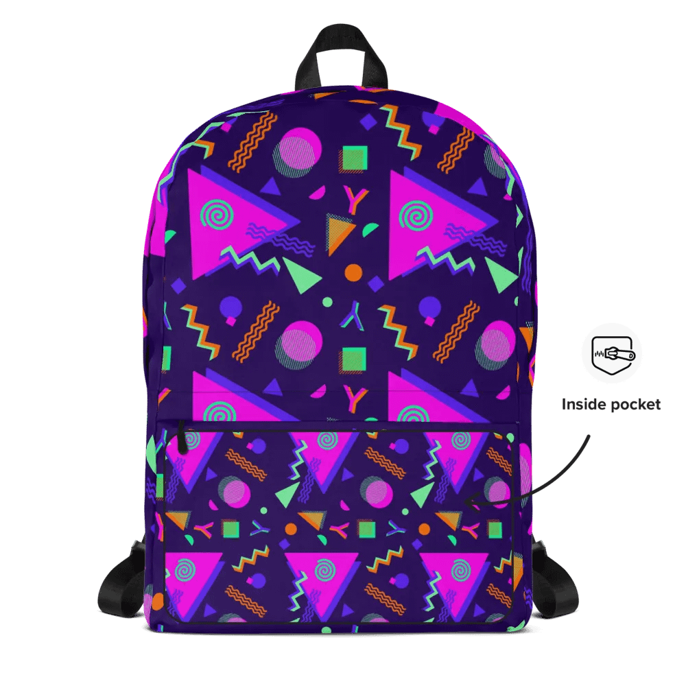 Arcade Dreams Scrunchie Retro Backpack product image (11)