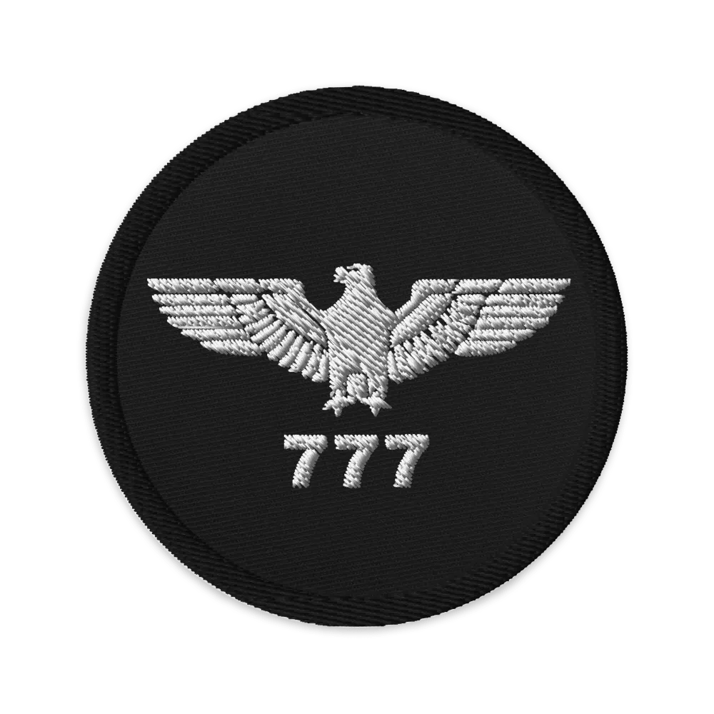 EAGLE 777 SEW ON PATCH product image (1)