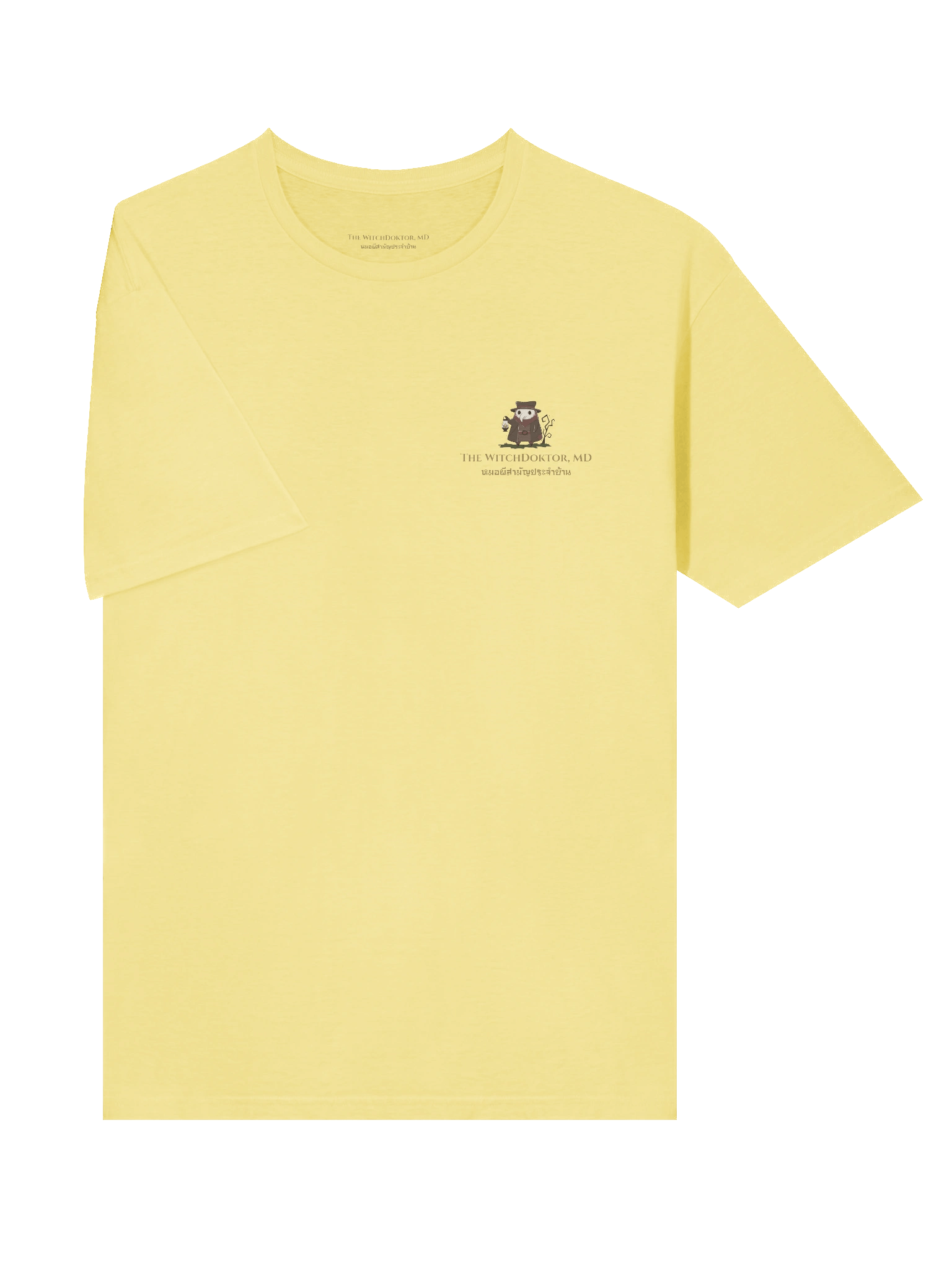 The WitchDoktor, MD - Small Print Plague Doctor T-Shirt (Vibrant Colours) product image (60)