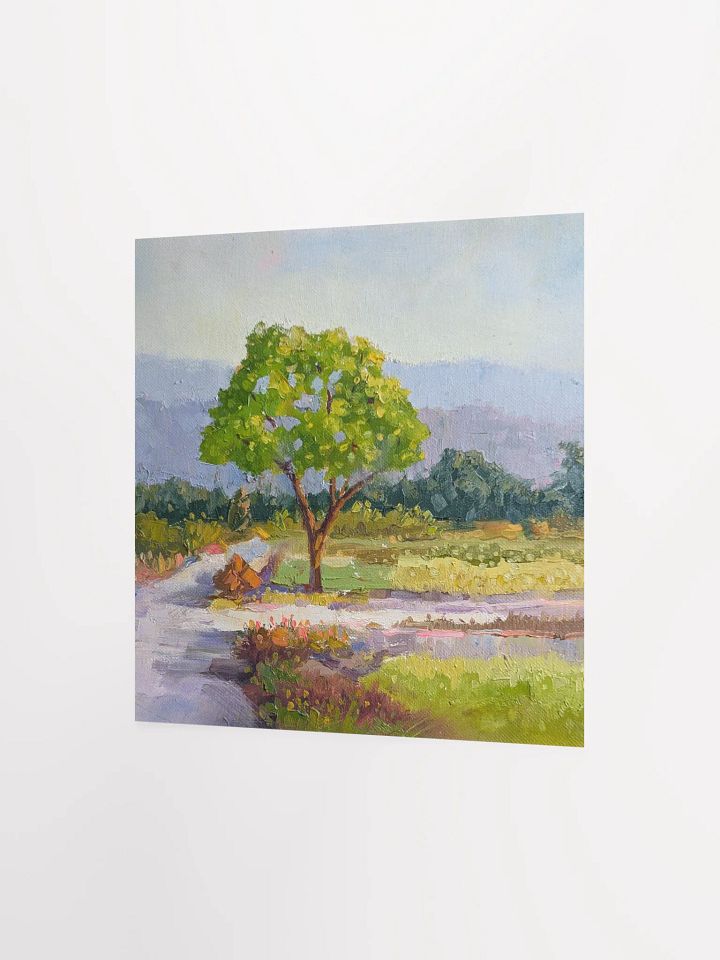 A tree by a country lane-Oil Painting Paper Poster product image (7)