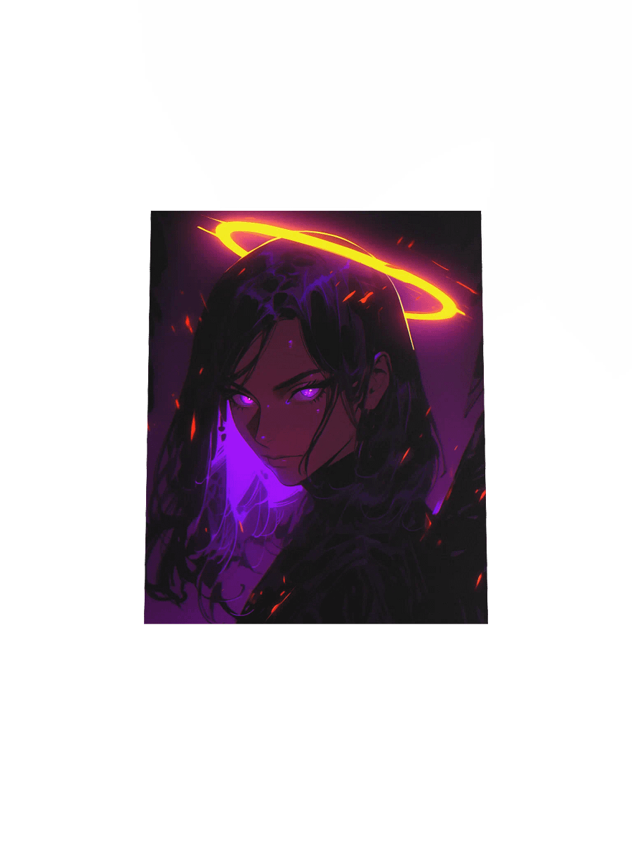Fallen Angel Ethereal Glow Matte Poster product image (21)