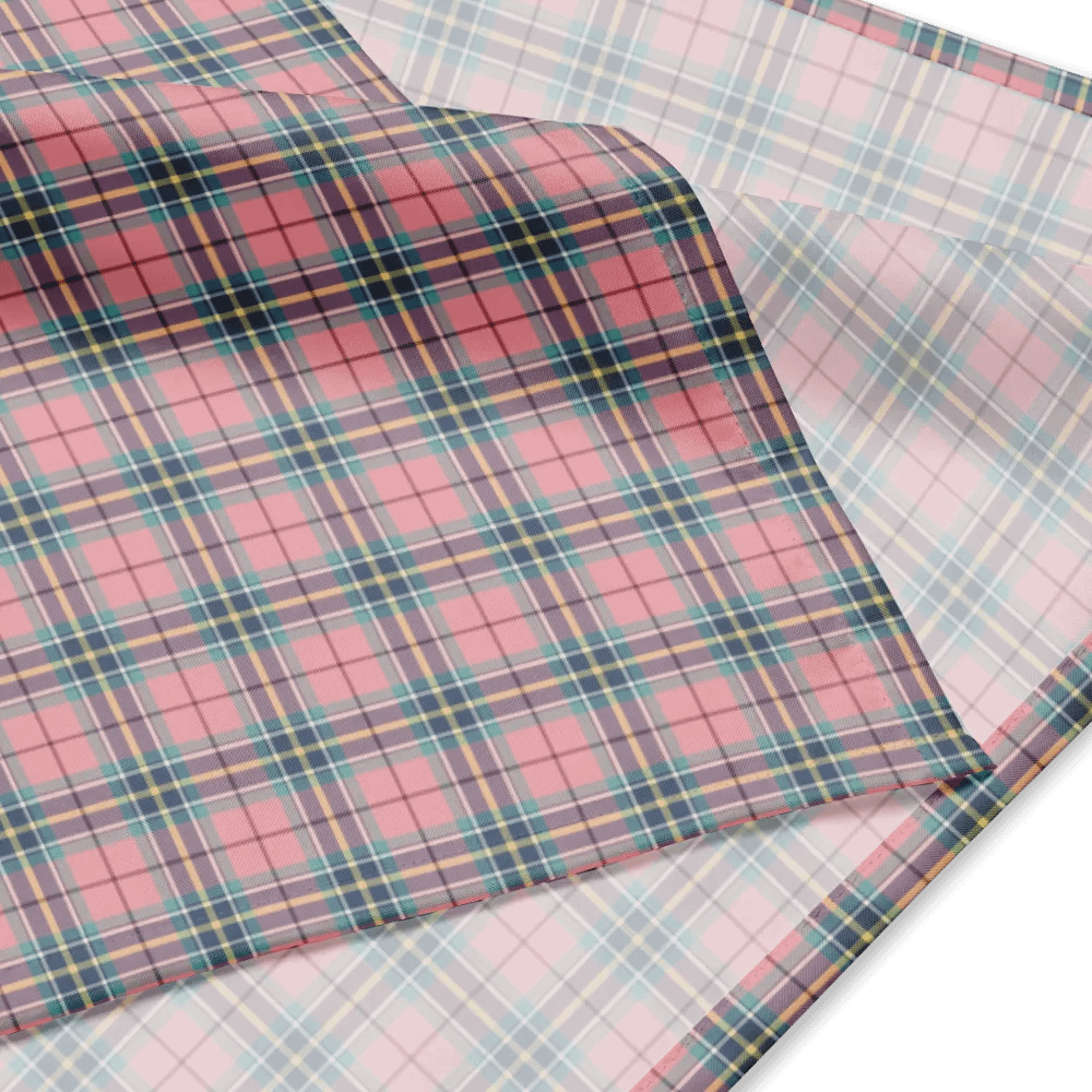Pastel Pink Plaid Bandana product image (2)