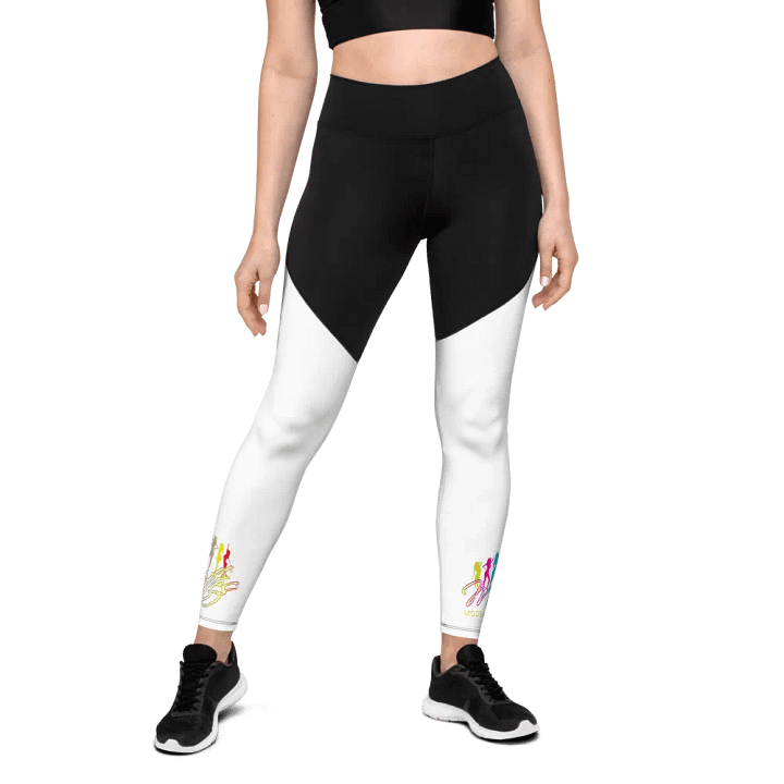 MOETTES PASSION LEGGINGS BLK & WHT (MODEL TEAM EDITION) product image (1)