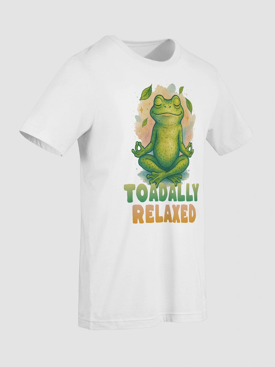 Toadally Relaxed Frog - Yoga T-Shirt product image (3)