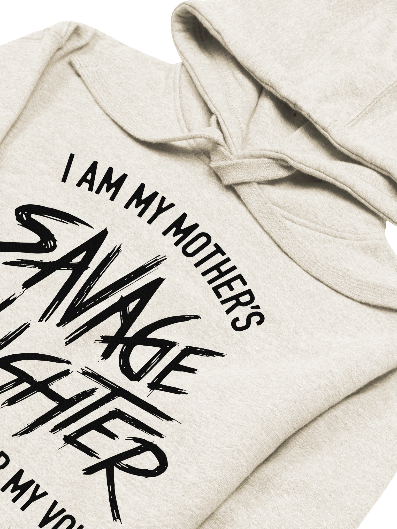 Savage Daughter Premium Hoodie (black print) product image (2)