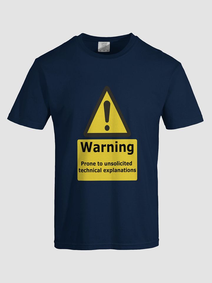 Unsolicited Genius – Engineering Warning Tee product image (1)