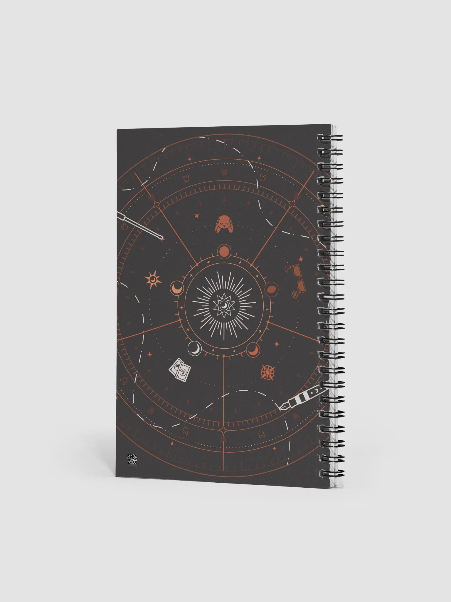 Glaring Teacher Spiral Notebook, Dark Mode Edition product image (2)