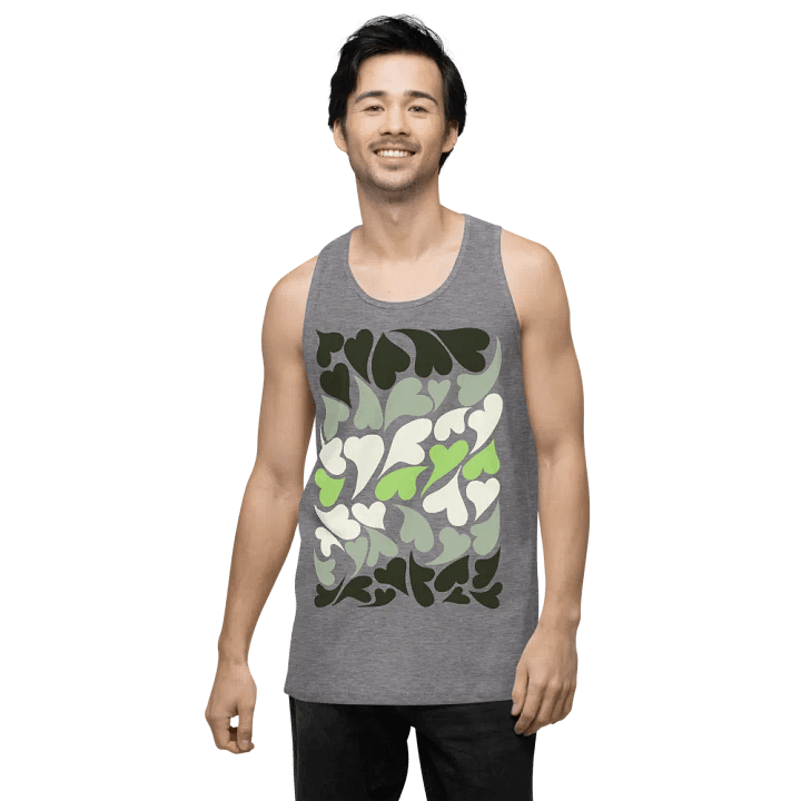 Nestled PRIDE Agender Tank Top product image (44)