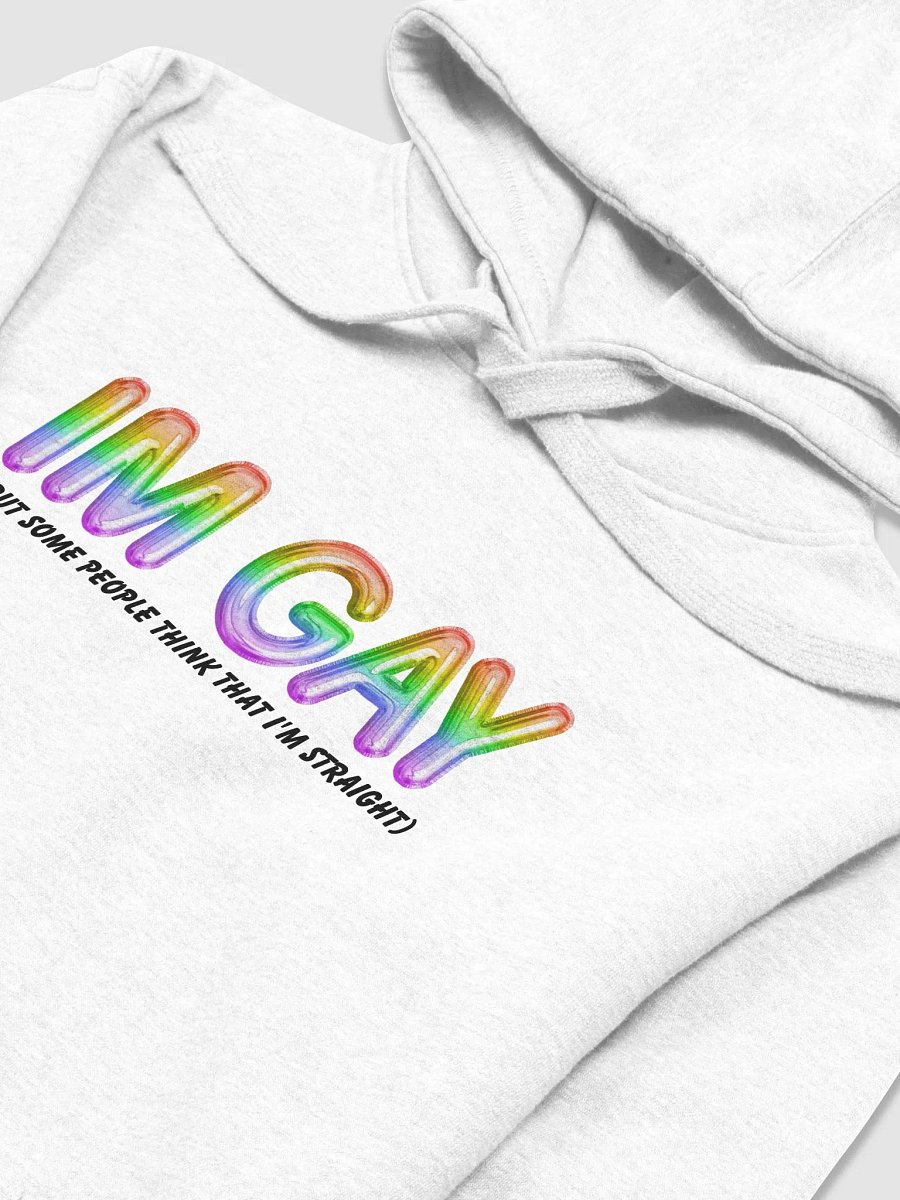 I'm Gay (but some people think that i'm straight) - Rainbow - Hoodie product image (3)