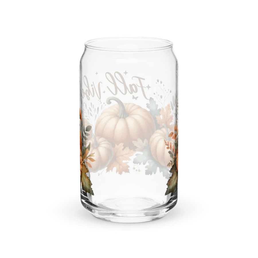 Boho Fall Pumpkin Glass Can Sipper product image (8)