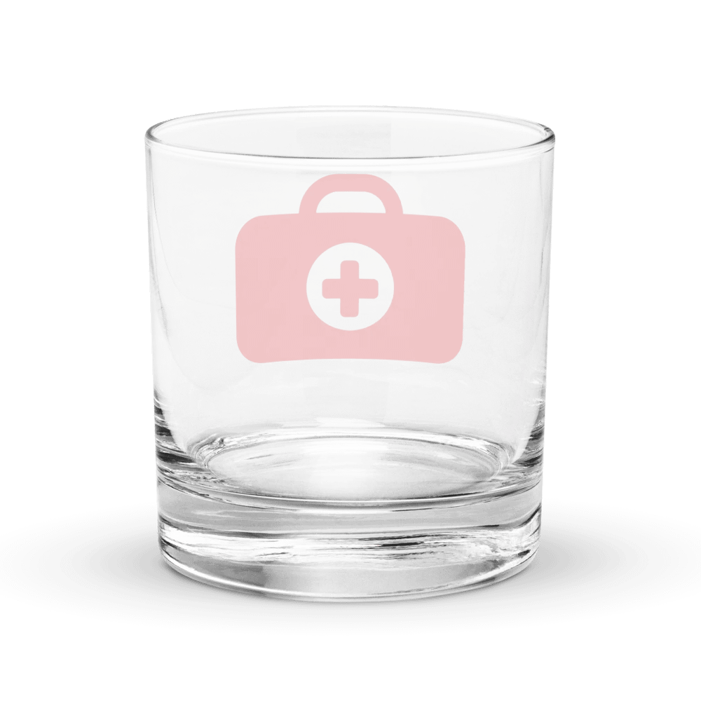 "First Aid Kit" Rocks Glass product image (4)