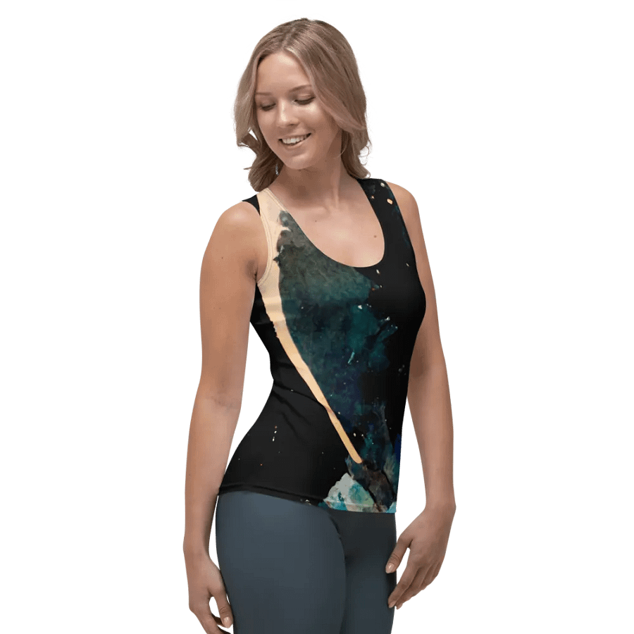 Ethereal Blossom All-Over Tank Top product image (4)