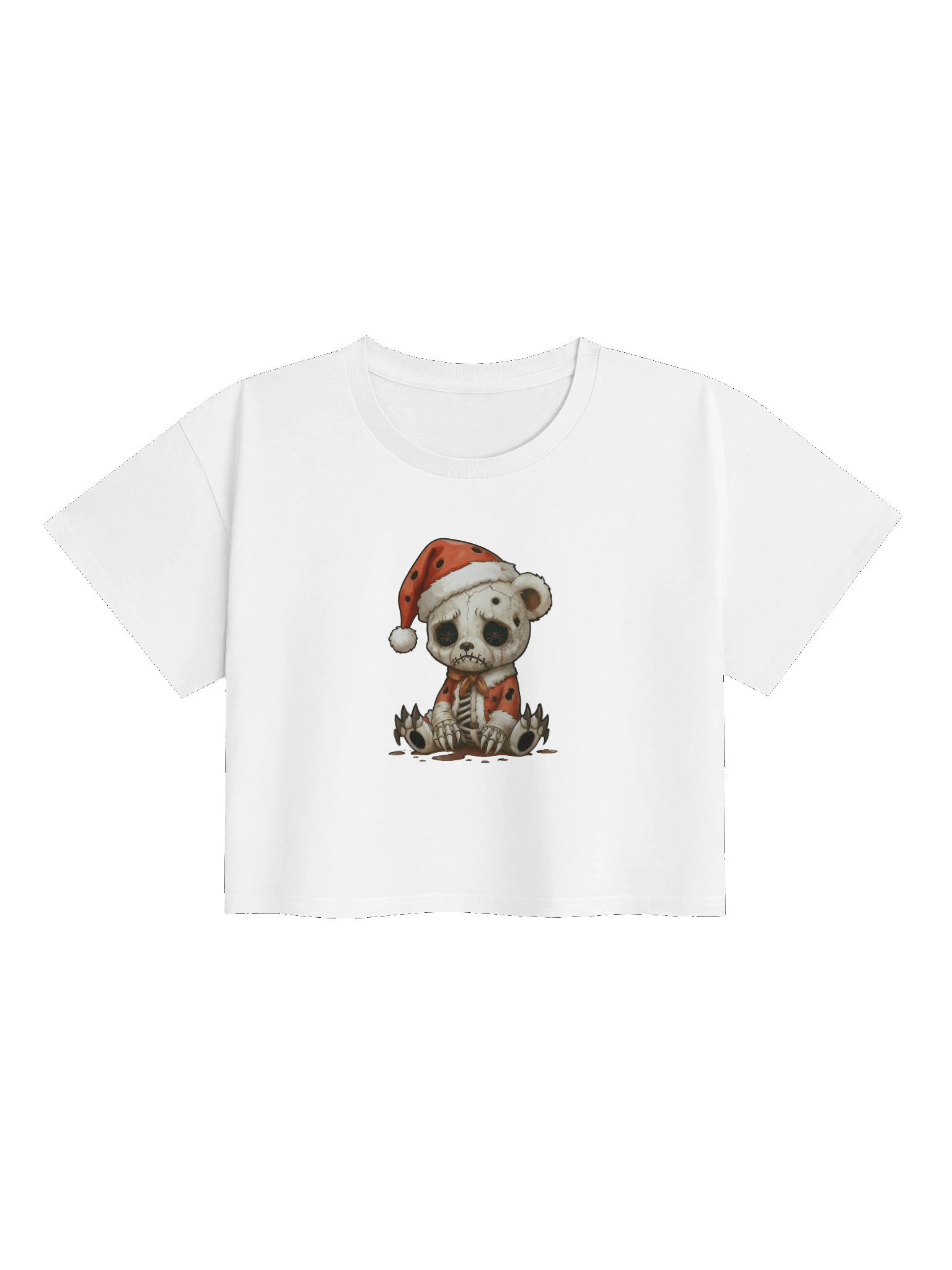 Merry & Boney Christmas Crop Top T-shirt product image (1)