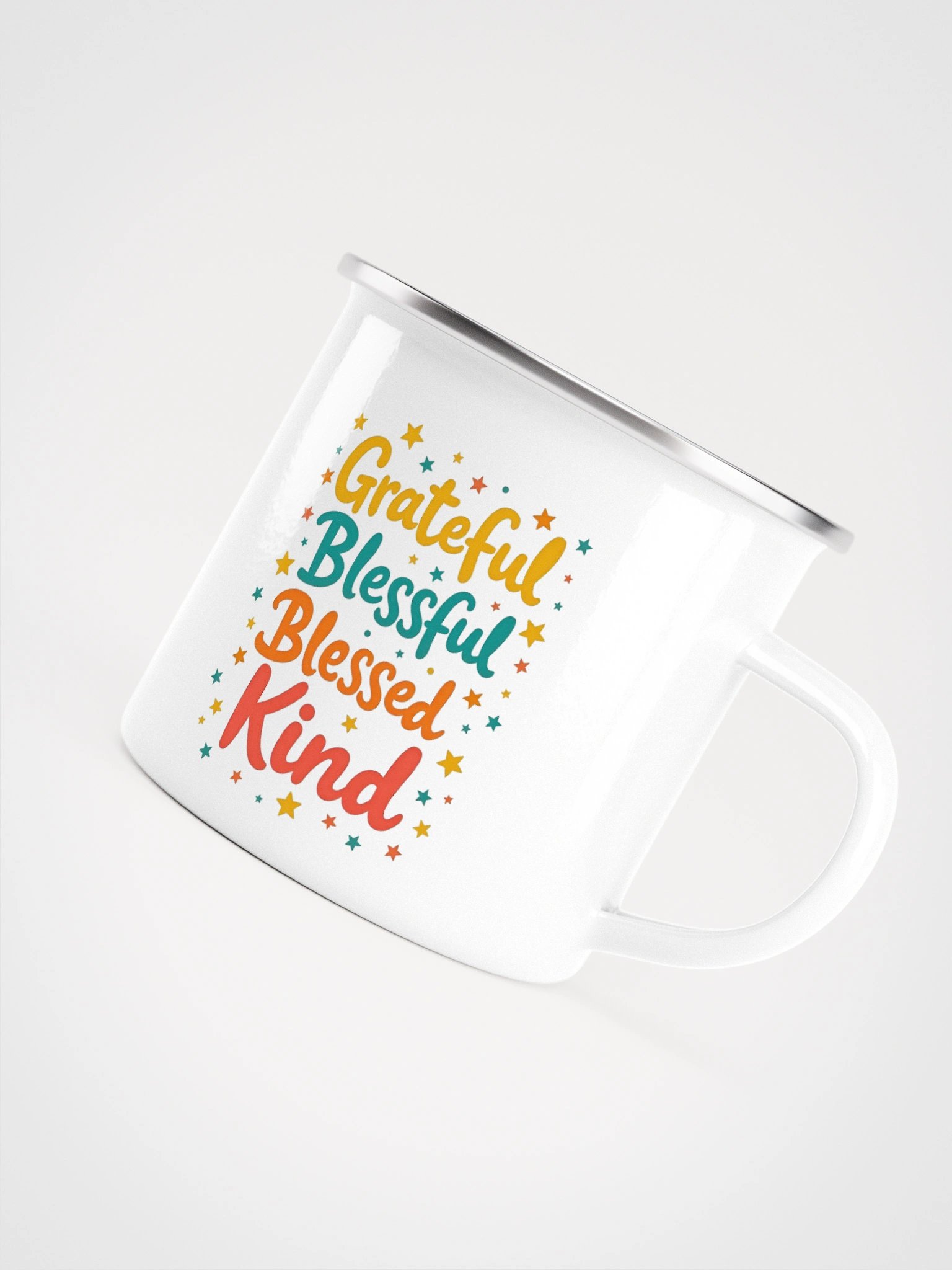 Grateful Kindness Enamel Mug product image (5)