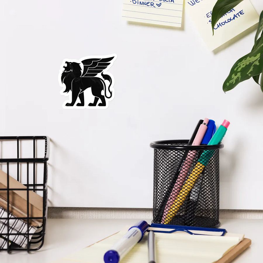 Verardi Famiglia Emblem (Black) ✦ Die-Cut Magnets product image (12)